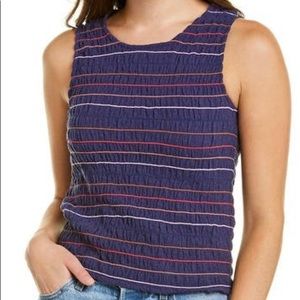 NWT Madewell Texture & Thread Stitch Smocked Tank